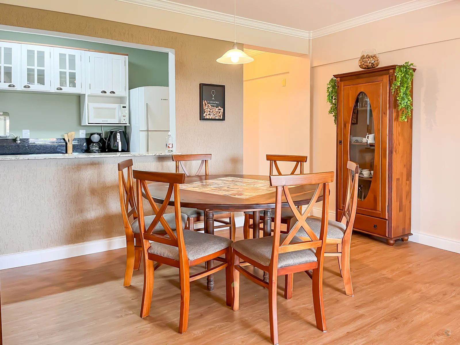 Sala de jantar do Residencial Imbé